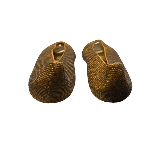 Caparros 9.5 gold flats - Picture 9 of 15